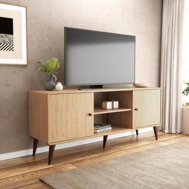 Imagem de Rack 1500x620x400 mm 2 Portas Curve - Movelbento