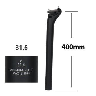 Imagem de Poste De Selim De Carbono Para MTB Com Offset De 20mm, Diâmetro De 25.