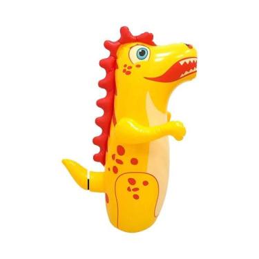 Imagem de Saco De Pancadas Inflável De Dinossauro Para Crianças, Brinquedo Inter