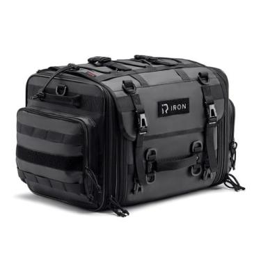 Imagem de Bolsa Traseira para Moto RIDEIRON Expansível 40L-60L Impermeável