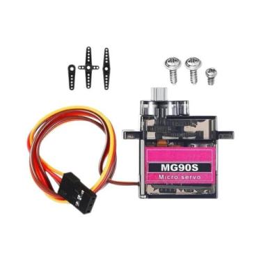 Imagem de Servo MG90S Com Engrenagens Metálicas 9g Versão Atualizada Do SG90 Par