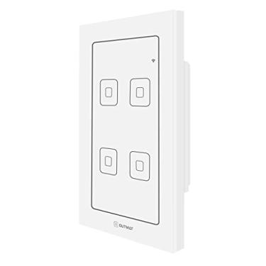 Imagem de Interruptor Inteligente Outmat Touch Wi-Fi - 4x2-4 Botões (Branco)