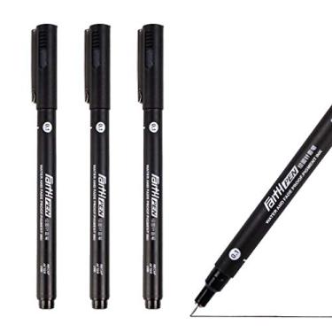 Imagem de Caneta tubo de três agulhas para desenho 0,1 mm desenhada à mão
