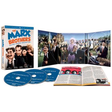Imagem de The Marx Brothers Silver Screen Collection (The Cocoanuts / Animal Crackers / Monkey Business / Horse Feathers / Duck Soup) Restored Edition [Blu-ray]