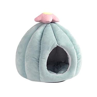 Imagem de jinyi2016SHOP Almofada para cães e gatos, cama dobrável para gatos e gatos, autoaquecimento para ambientes internos e gatos, gaiola para filhotes, espreguiçadeira, cama para animais de estimação (cor: 35 x 40 cm)