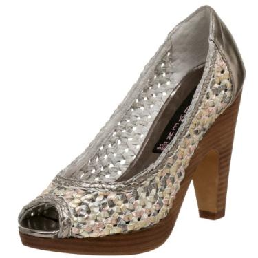 Imagem de STEVEN by Steve Madden Sapato feminino Votive Platform, Metálico multi, 4.5