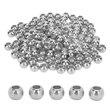 Imagem de Contas de joias, contas de pônei de resina resina premium 200 peças superfície brilhante para joias para bricolage para roupas prata de 12 mm