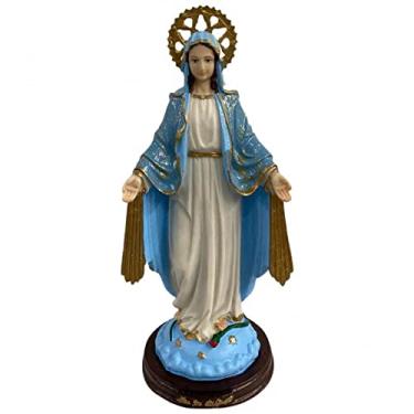 Imagem de Imagem Nossa Senhora das Graças com Coroa em Resina 30 cm