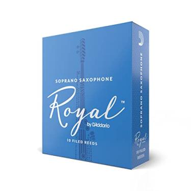 Imagem de Palheta D'Addario Woodwinds Rico Royal Sax Soprano 2.5 (Caixa com 10)