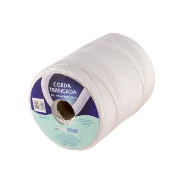 Imagem de Corda Riomar PP Trançada Branca Tipo Seda 3mm x 277m