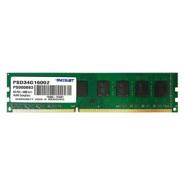 Imagem de Memória Patriot Signature Line 4GB, DDR3, 1600MHz, CL11 - PSD34G16002-PS000883