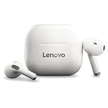Imagem de ThinkPlus LP40 Fone de Ouvido Sem Fio Bluetooth TWS Baixa Latência em Jogos Controle Touch Bateria de Longa Duração (Cor Branco)