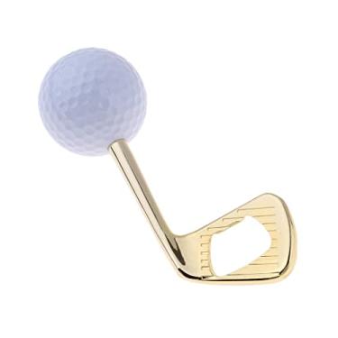 Imagem de Abridor de garrafas Bothyi Criativo Bola de golfe Abridores de putter Clube Prêmios Lembrança de lembrança, Dourado
