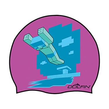 Imagem de Dolfin Touca de natação de silicone rosa Divecraft