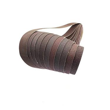 Imagem de 1 peça 762 * 25mm lixa abrasiva óxido de alumínio p40-p800 para polimento de moagem de plástico de madeira de metal, p180,762x25mm