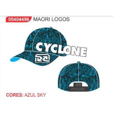 Imagem de Boné Cyclone Microfibra Est Maori Logos Multicores Adulto - Ref 054044