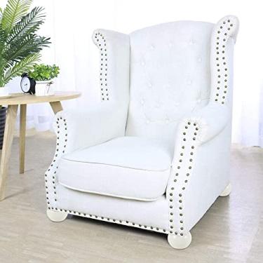 Imagem de AB1 4 peças pernas de móveis de madeira maciça forma redonda pés de coque substituição 5 cm de altura pernas de sofá 10 x 5 cm pés de móveis para sofá cadeira otomano loveseat mesa de centro móveis AB1 (branco)