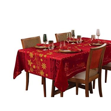 Imagem de Toalha de Renda Retangular Estampada Natal - Lepper