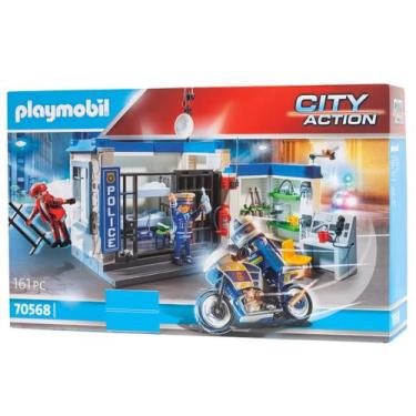 Imagem de Playmobil City Action Fuga Da Prisão 161 Peças