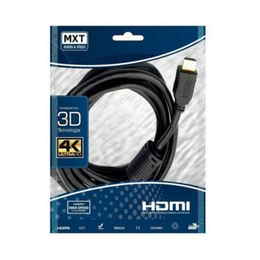 Imagem de Cabo Hdmi 10 Metros 2.0 4k Ultra Hd 3d Filtro Pino Dourado