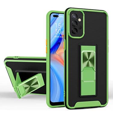 Imagem de Capa traseira antichoque para Samsung Galaxy A52 A53 A52S A03 A13 A12 A51 A31 A22S A71 A30S A32 A11 Magnet Silicone Armor Case, verde, para Samsung A11