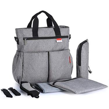 Imagem de TOKSHOP Bolsa Para Maternidade Organizadora Para Meninos e Meninas (Cinza)