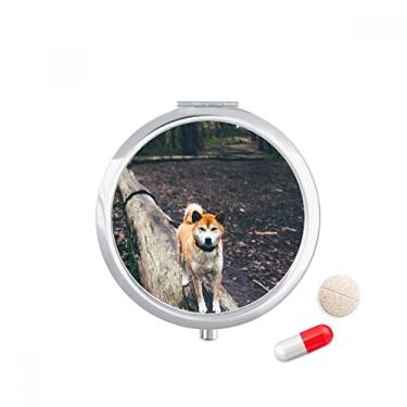 Imagem de Caixa de comprimidos com imagem de animal de estimação japonesa, caixa de armazenamento de remédios