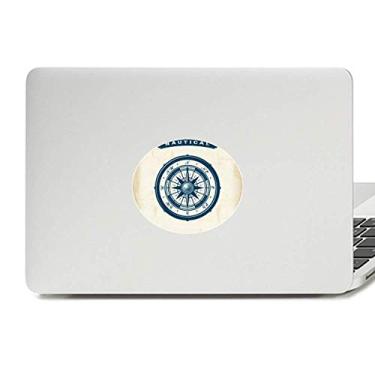 Imagem de Adesivo de notebook com emblema de vinil militar do exército do oceano com bússola Droits