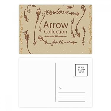 Imagem de Bohe mia wind Fashion Arrow cartão postal aniversário correspondência cartão de agradecimento