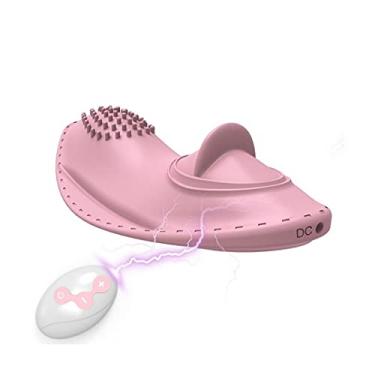 Imagem de Vibrador Controle Remoto Sem Fio Estimulador Duplo Clitóris Feminino Brinquedos Sexuais Zatla Shop (Rosa)
