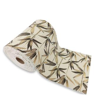 Imagem de Tapete Antiderrapante em Rolo Tropical Bambu 43cmx15m