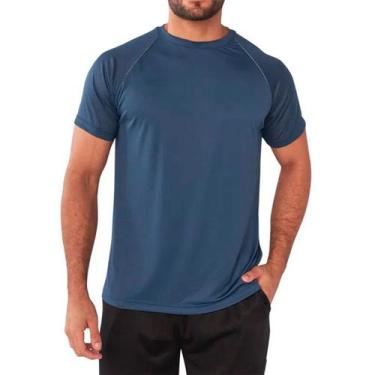 Imagem de Camiseta T-Shirt Raglan Sport Masculino Conforto E Frescor Delrio