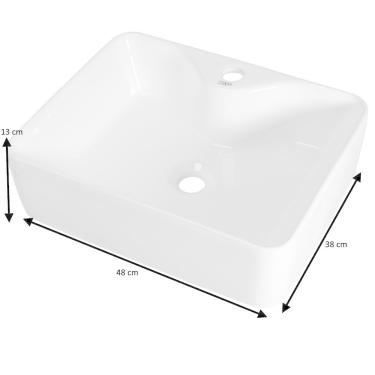 Imagem de Kit Cuba Pia Louça Cerâmica Banheiro Torn E Vál Dourada 5