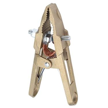 Imagem de Braçadeira de Aterramento de Soldagem, 600A Terra de Latão de Alta Resistência Forma A para Suporte de Corte de Soldagem