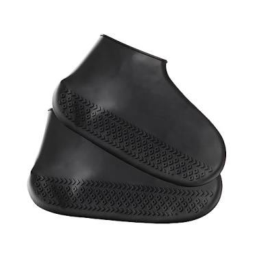 Imagem de Capa de de Silicone à Prova D'água, Capa de de para Chuva, Galochas Reutilizáveis Galochas Antiderrapantes E Protetores de, preto s