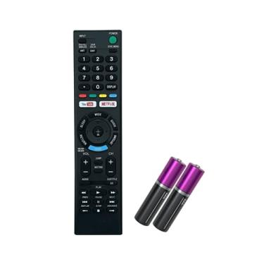 Imagem de Controle Remoto Para TV Sony Smart TV com Botões Netflix e YouTube + Pilhas