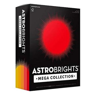 Imagem de Astrobrights Mega Collection, cartolina colorida, sortido de 5 cores "Sunny", 320 folhas, 29,5 kg/176 gsm, 21,5 x 28 cm - MAIS FOLHAS! (91704)