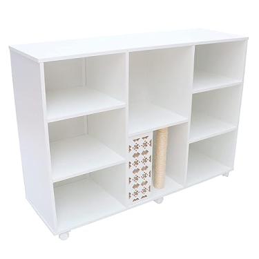 Imagem de Estante Armário Balcão arranhador gato pet rack móvel - Joaquim