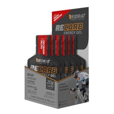 Imagem de Reidrat Recarb Energy Gel - 10 Sachês De 30G Frutas Vermelhas -