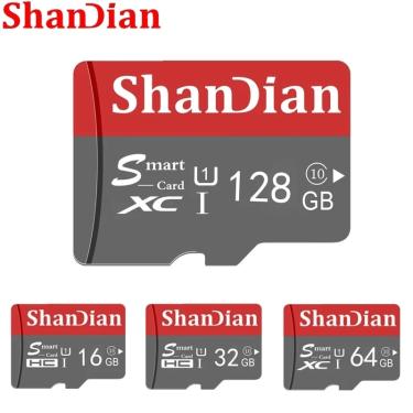 Imagem de Shandian cartão smart sd 32gb classe de alta velocidade classe 10 8gb 16gb 32gb livre leitor de