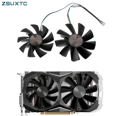 Imagem de Mini ventilador de refrigeração GPU para ZOTAC  GeForce GTX 1080Ti  1070Ti  1060 placa de vídeo
