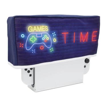 Imagem de Capa Protetora para Nintendo Switch  OLED Game Console e Dock  Caso Dustproof  Luva De Pano De
