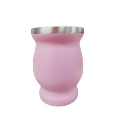 Imagem de Copo cuia térmica 240ml P/Tererê e Chimarrão (ROSA)
