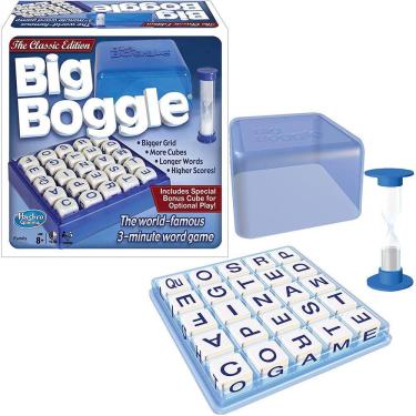 Imagem de BIG BOGGLE, Edição Clássica - jogo de palavras vencedor com tabuleiro maior!