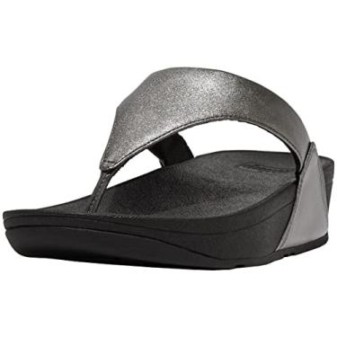 Imagem de FitFlop I88A68-080 LULU Biqueira de couro clássico mistura de estanho US10