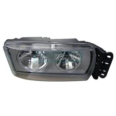 Imagem de FAROL ESQUERDO PARA NOVO STRALIS TRAKKER TECTOR CURSOR 2010.. MASCARA CROMADA H7 - MANUAL