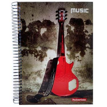 Imagem de Caderno Universitário 12 Matérias 240 Folhas Music Panamericana
