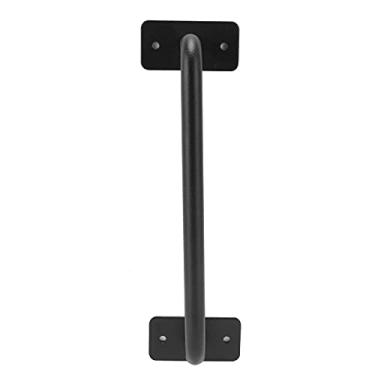 Imagem de Maçaneta da Porta, Aço Carbono Maçaneta da Porta do Celeiro Maçaneta da Porta do Celeiro Fosco Fosco para Móveis Portão Galpão Armário de Garagem Deslizante Resistente