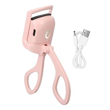 Imagem de Modelador De Cílios Aquecido, Modelador De Cílios Com Aquecimento Rápido, 2 Modos De Temperatura, Modelador De Cílios Elétrico, Recarregável Por Usb, Com Almofada De Silicone