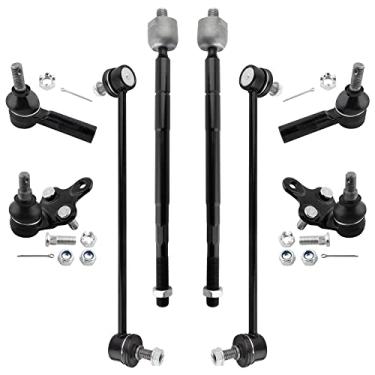 Imagem de BOXI 8 peças de barras de estabilização de juntas esféricas aptas para Lexus ES300 1997-2001/para Toyota Avalon 1997-2003/Camry 1997-2000/Camry 2001 V6 3.0L apenas/Solara 1999-2002 | K9499 ES3306 EV301 K90311 K90312